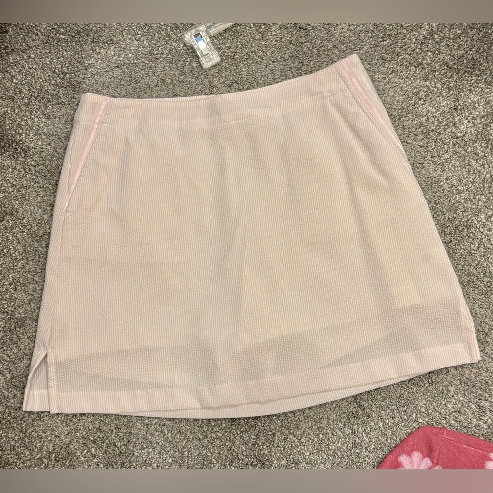 Lady Hagen Golf Skort - pink white gingham - women’s size 6 - Like New